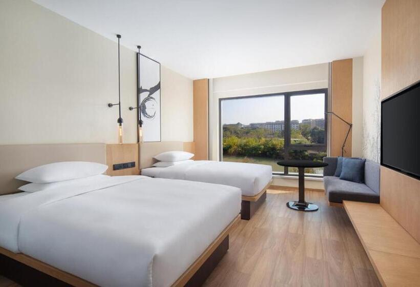 اتاق استاندارد با 2 تخت دوبل, Fairfield By Marriott Yangzhou Slender West Lake