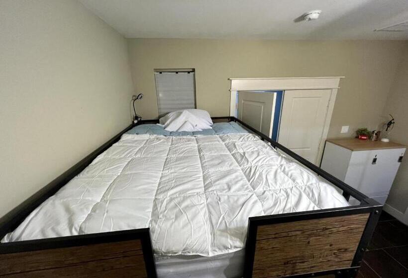 디럭스 4인 룸, Mycrib Houston Hostel