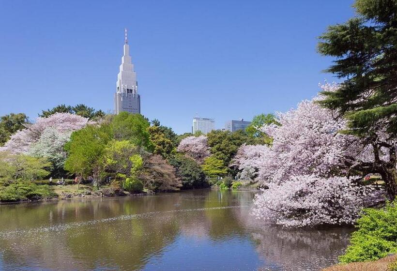 آپارتمان 1 خوابه با بالکن, 62新宿最中心 新宿御苑前站5分 Shinjuku Center 5 Mins To Station, Max 5p 新宿 涉谷 表参道 池袋 上野 代代木 银座 原宿