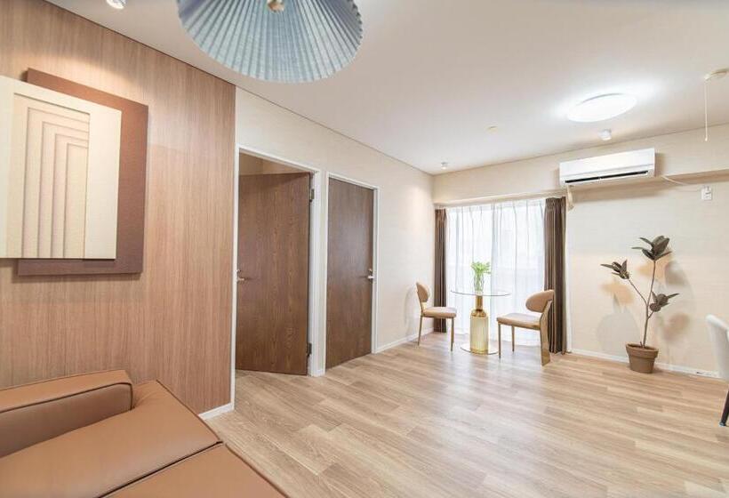 Апартаменты 1 Спальня, 7全新装修套房3室2厅 新宿2站,max 8p Spacious,3rooms Near Shinjuku