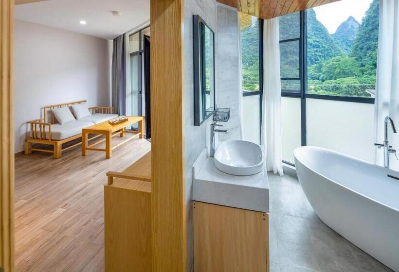 اتاق خانوادگی, Qingshan Yuandai Boutique Homestay Yangshuo