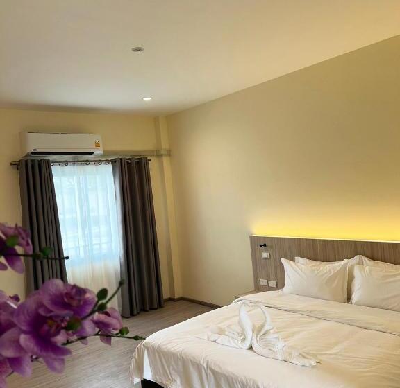 스탠다드 룸 킹사이즈 침대, At Pream&chan Resort แอท เปรมแอนด์จันทร์ รีสอร์ท