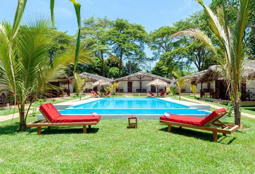 اتاق استاندارد سه تخته با چشم‌انداز استخر, Blue Sky Resort