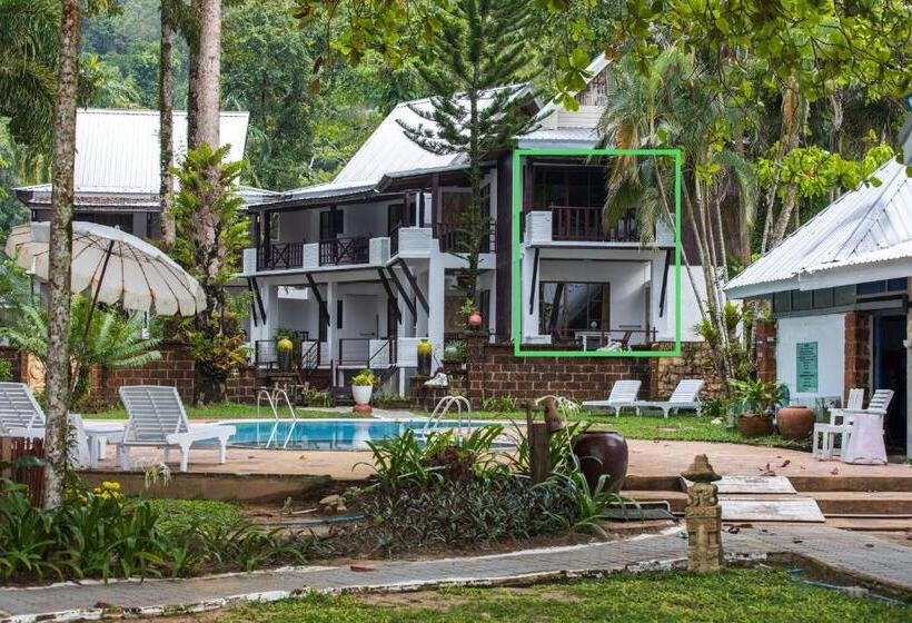 스탠다드 발코니 룸 바다 전망, Baansook Resort Koh Chang