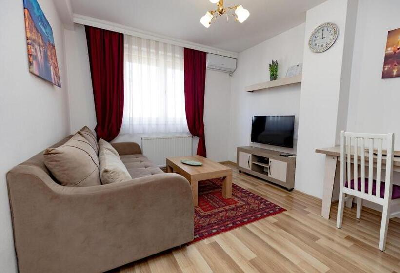 آپارتمان 1 خوابه, Dodona Aparthotel In Prishtina
