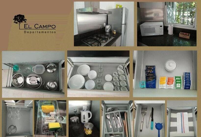 Апартаменты 1 Спальня с Видом, El Campo Departamentos