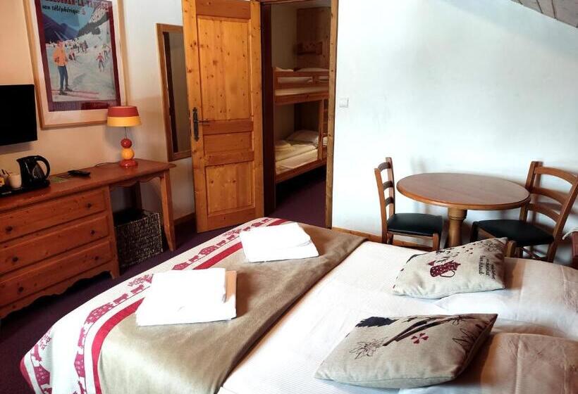 Четырехместный Номер Стандарт, Epicéa Lodge Hôtel