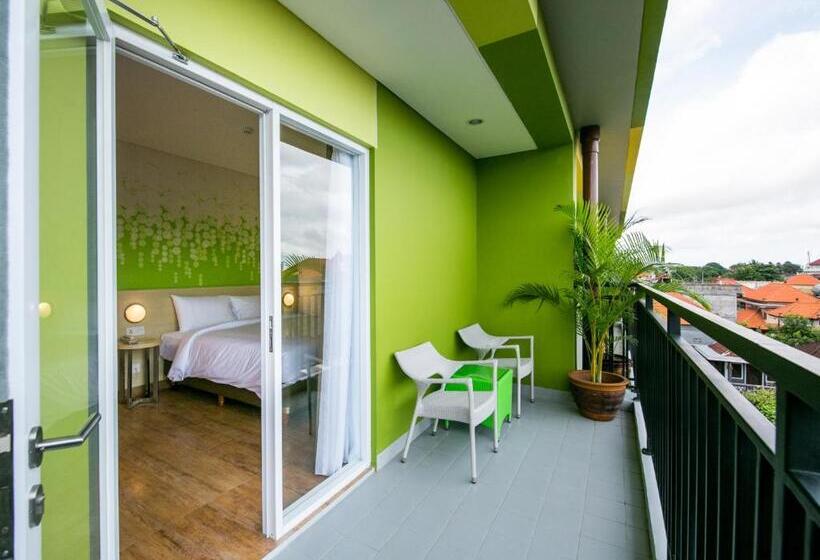 اتاق استاندارد با بالکن, Zest Legian By Swiss Belhotel International