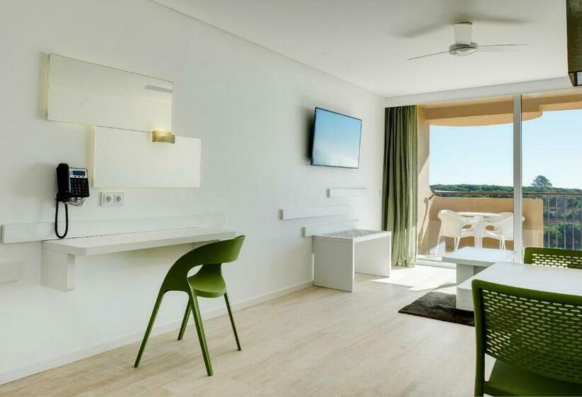 Апартаменты Deluxe 1 Спальня Боковой Вид на Море, 3hb Falesia Garden