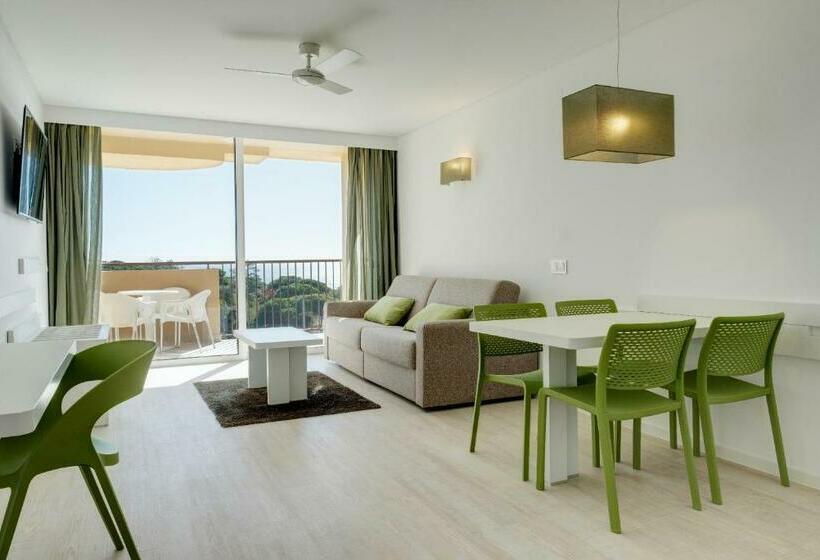 Апартаменты Deluxe 1 Спальня Боковой Вид на Море, 3hb Falesia Garden