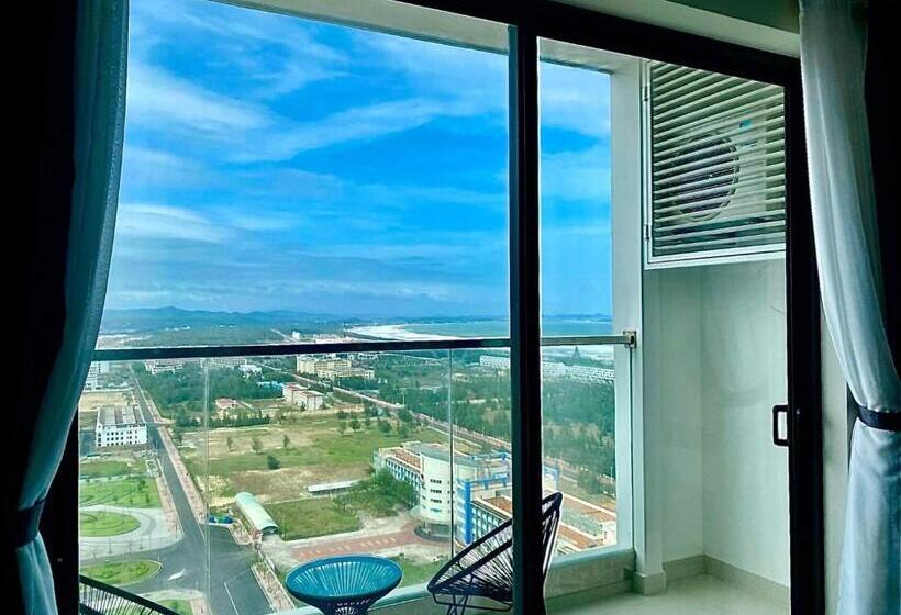 اتاق استاندارد چهار تخته با چشم‌انداز دریا, Venus Apartment   Apec Mandala Phú Yên