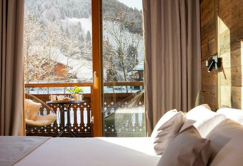Номер Стандарт с Балконом, Hôtel Et Spa Le Vermont