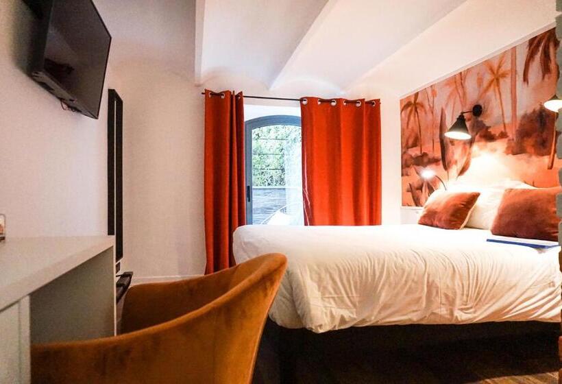 Quarto Deluxe com Terraço, Villa Pruly Hotel Cannes Centre