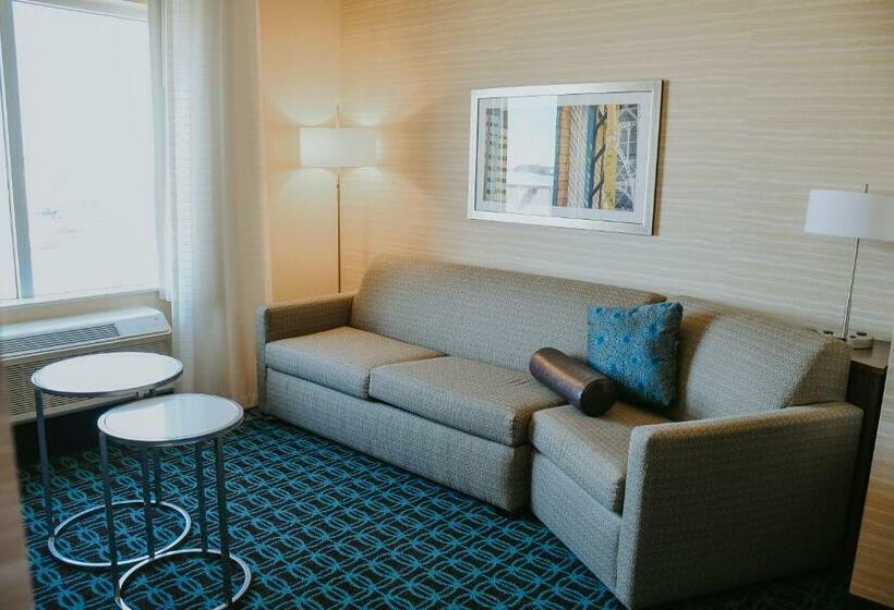 جناح سرير كينج, Fairfield Inn & Suites By Marriott Lincoln Airport