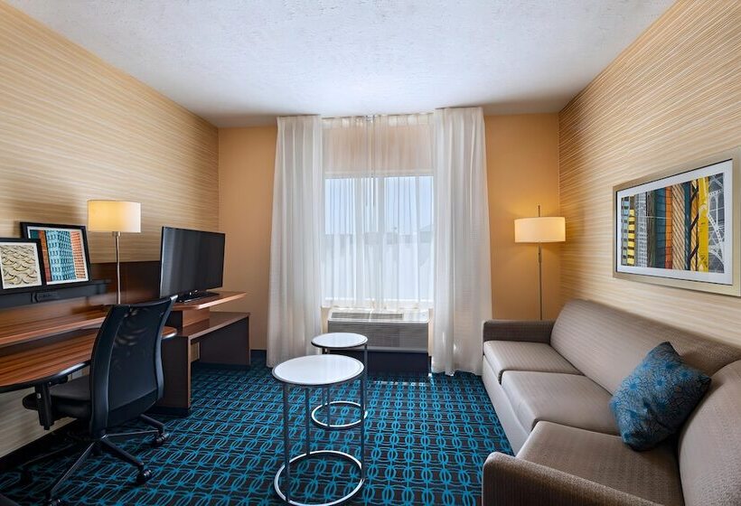 Люкс, Fairfield Inn & Suites By Marriott Lincoln Airport