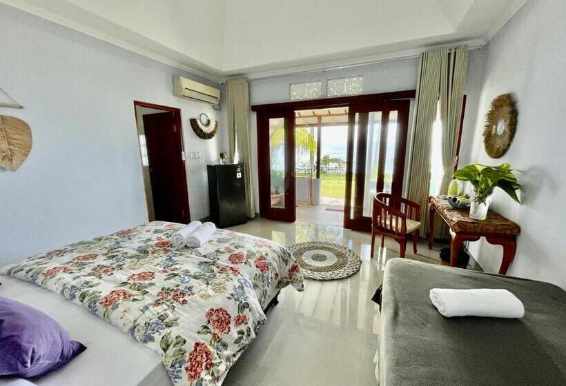 اتاق استاندارد با بالکن و چشمانداز دریا, Tejakula Sunset Boutique Resort