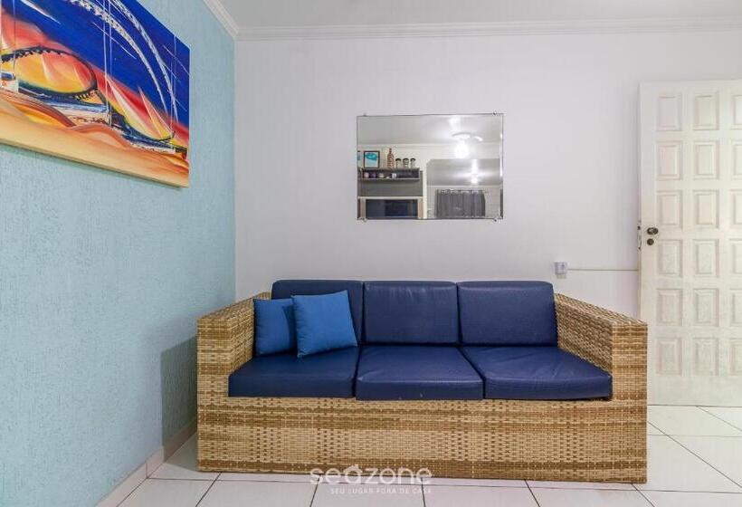 Апартаменты 1 Спальня, Apto Aconchegante Prox A Praia De Taperuã Tpv511