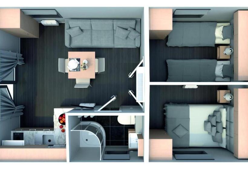 Дом 1 Спальня, Tinyhaushotel   Campingpark Nabburg