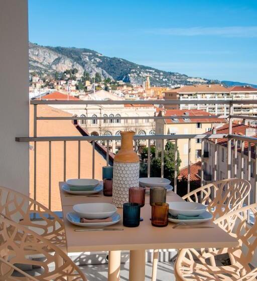 استودیو استاندارد با تراس, Résidence Hôtelière Chambord Au Coeur De Menton   Entièrement Rénovée