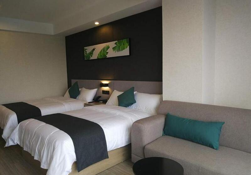 Номер Стандартный с Видом, Thank Inn Chain Hotel Yongzhou Dao County Binhe Road