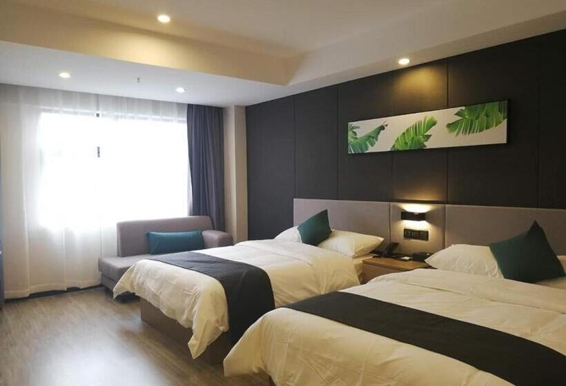 Номер Superior, Thank Inn Chain Hotel Yongzhou Dao County Binhe Road