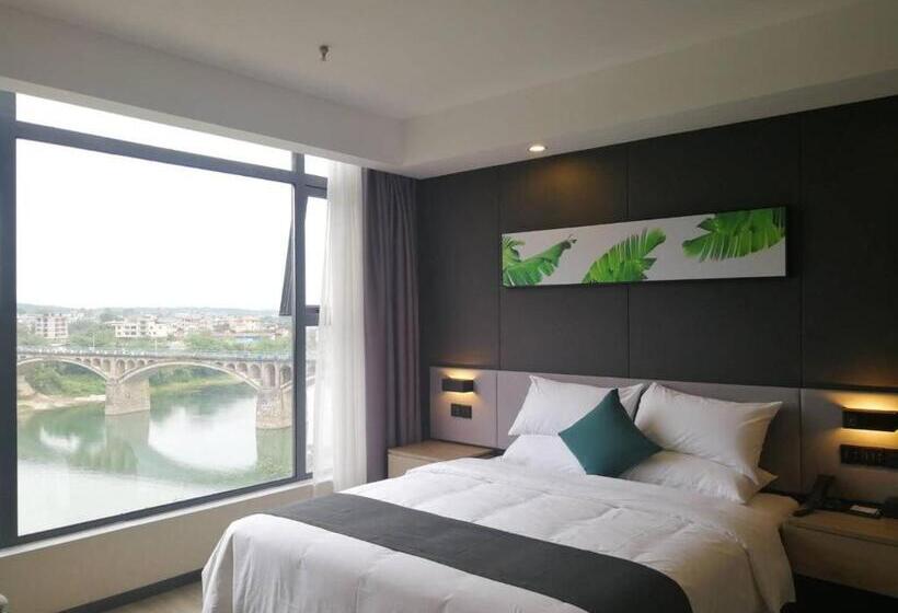 Номер Стандартный с Видом, Thank Inn Chain Hotel Yongzhou Dao County Binhe Road