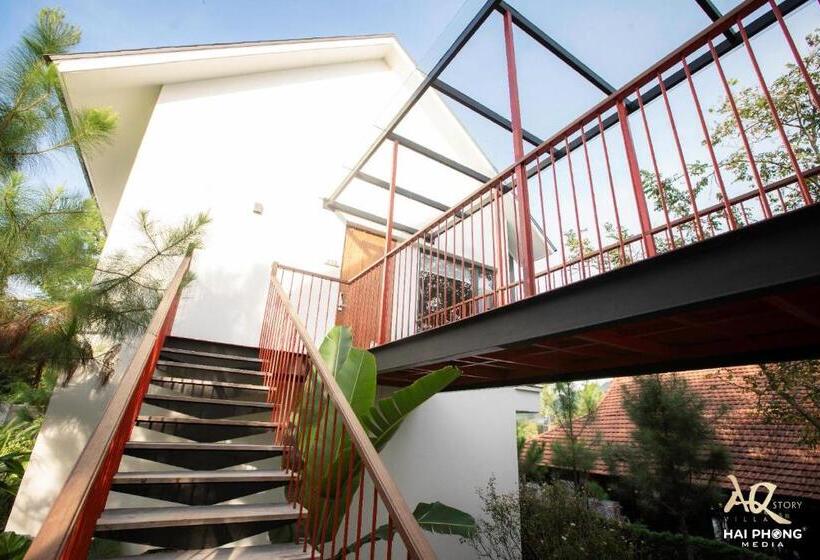 تختخواب در اتاق مشترک, Aq Story Villa Vĩnh Phúc