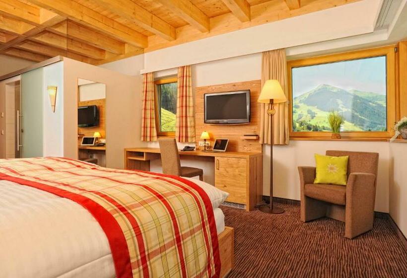 디럭스 룸 산전망, Barbarahof Saalbach