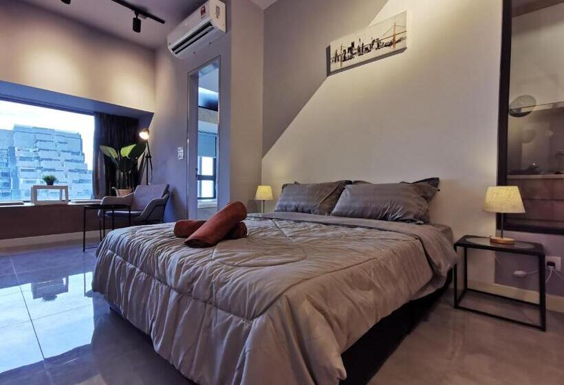 آپارتمان 1 خوابه با چشم‌انداز دریا, Thermospace Imperio A 27 07 Melaka City