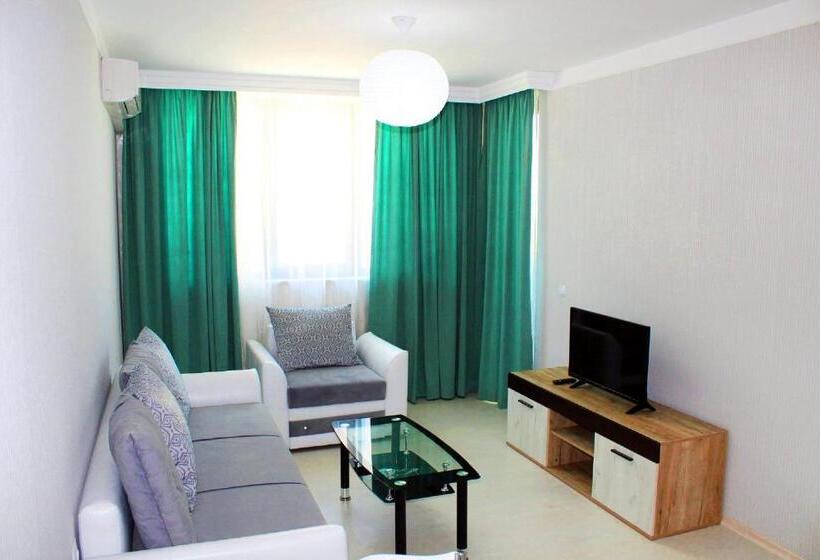 침실 2개 아파트, Apart Hotel Stamopolu Lux с изглед към морето