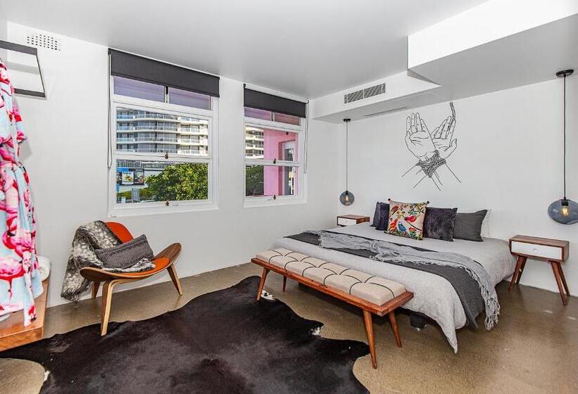 침실 1개 발코니 아파트, The Pink Hotel Coolangatta