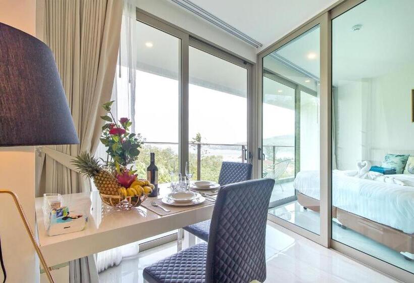 استودیوی استاندارد با چشم‌انداز دریا, Amazing Seaview 1br Codo @ Kamala Becach
