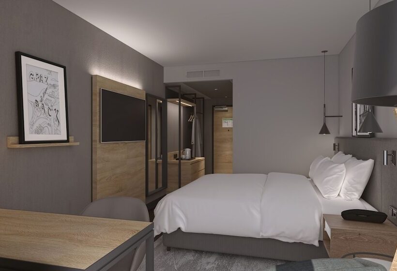Interiört Standardrum, Radisson Hotel Graz