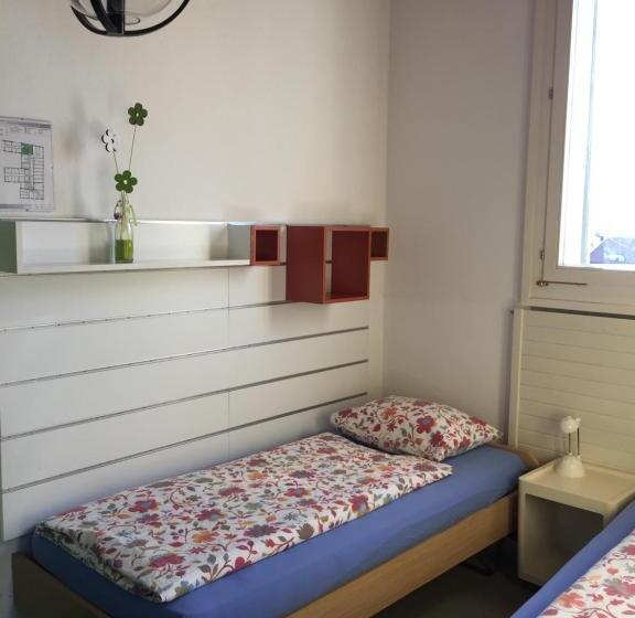 اتاق استاندارد با سرویس بهداشتی مشترک, Ostello Montebello   Bellinzona Youth Hostel