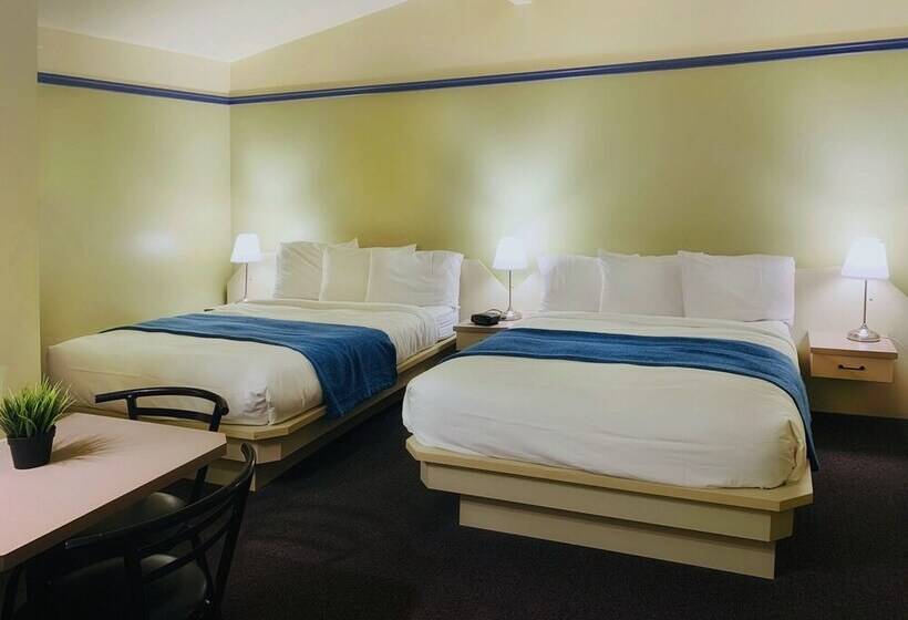 Номер Стандарт 2 Двуспальные Кровати, Motel La Cheminée