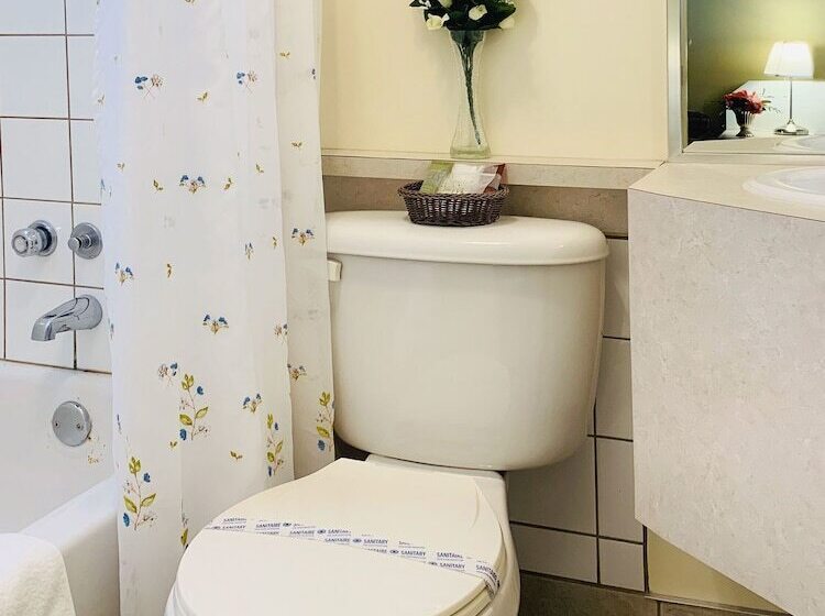 חדר סטנדרט שתי מיטות זוגיות, Motel La Cheminée