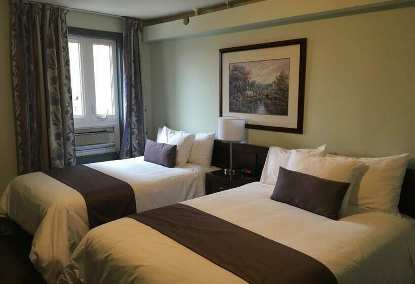 Номер Стандарт 2 Двуспальные Кровати, Auberge Centre Ville