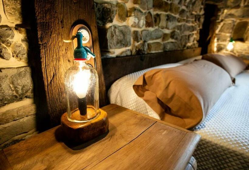 غرفة ديلوكس مزودة بشرفة, Casona De El Castaniu