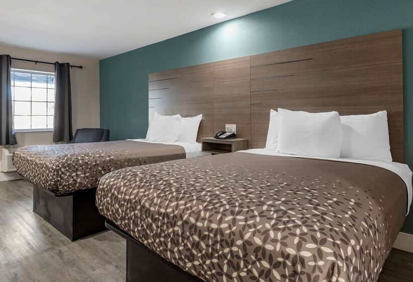 带2个双人床的标准工作室, Rodeway Inn