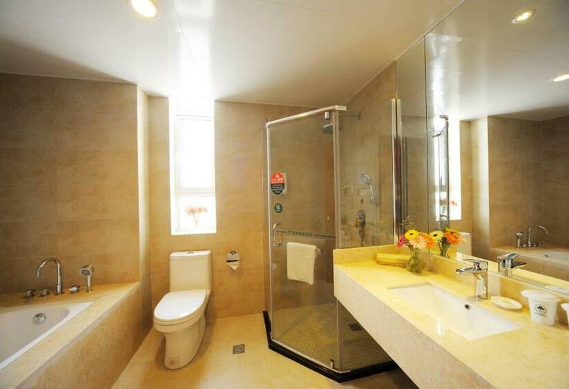 스탠다드 룸, Greentree Inn Shanghai West Huaxia Road Metro Station Express