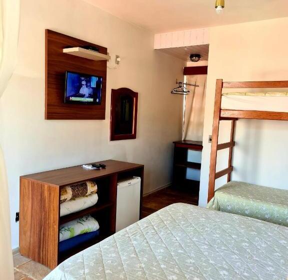 Четырехместный Номер Стандарт с Двухъярусными Кроватями, Bartholo Plaza Hotel Santa Catarina