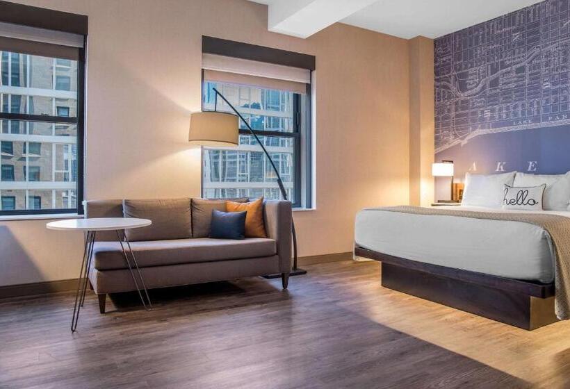 Номер Deluxe Кровать Кинг, Cambria Hotel Chicago Loop   Theatre District