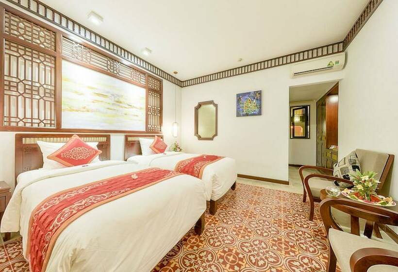 اتاق لوکس با چشم‌انداز استخر, Hoi An Field Boutique Resort & Spa
