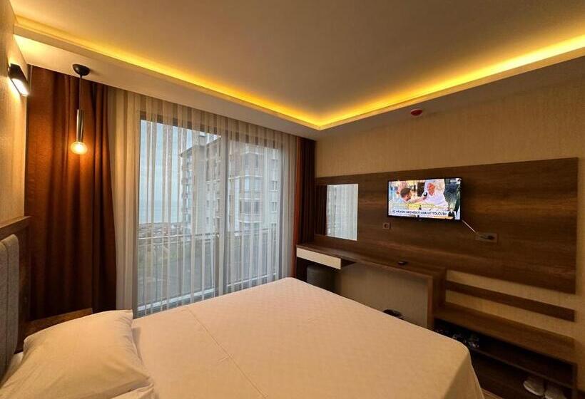 디럭스 룸 바다 전망, Erom Otel