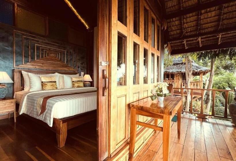 바다 전망 스탠다드 방갈로, Phi Phi Phu Chalet Resort