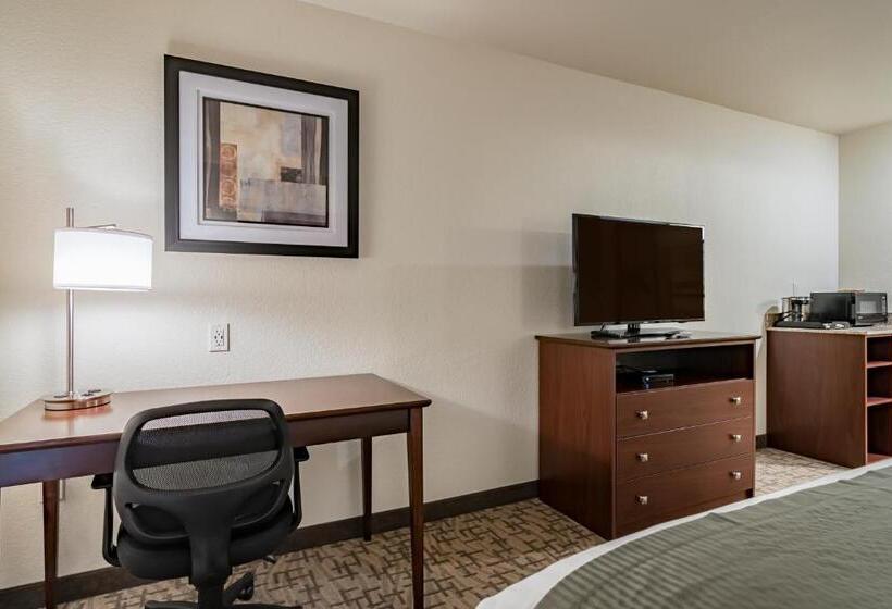キングサイズベッドのデラックスルーム, Cobblestone Inn & Suites   Lamoni