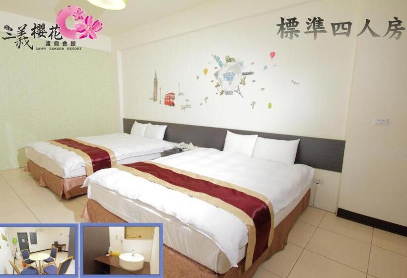 اتاق استاندارد چهار تخته, Sanyi Sakura Resort