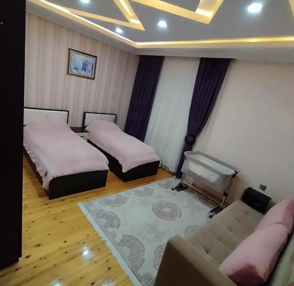 带花园景观的标准三人间, Country House Savalan   дача савалан