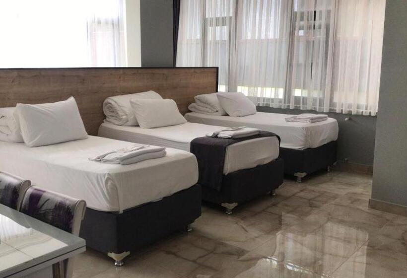 اتاق سه نفره دلوکس با چشم‌انداز دریا, Art Suit Otel