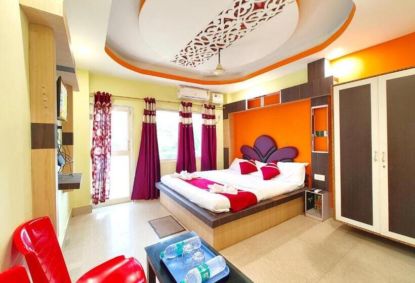 اتاق لوکس, Goroomgo Shree Bhumi Puri Near Sea Beach And Temple   Newly Renovated Hotel   Perfect Location With